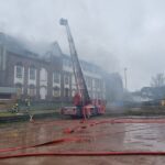 FW-OB: Brand in der ehemaligen Hauptschule St. Michael an der Knappenstraße