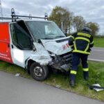 FW-ROW: Unfall bei Abbiegevorgang auf der B71