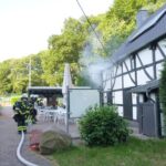 FW-DO: Brand in einem Tennisheim