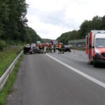 FW-DO: Verkehrsunfall auf der A 45 Fahrtrichtung Frankfurt Kollision zweier Pkw führt zu einer Vollsperrung von mehr als 1 Stunde