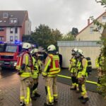 FW Grevenbroich: Gasaustritt in Reihenhaus in Grevenbroich-Elsen