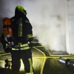 FW-OB: Trafobrand in leerstehendem Geschäftshaus