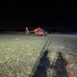 FW Hünxe: Ausleuchten für den Rettungshubschrauber