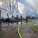 FW-RD: Großfeuer in Rendsburg mehr als 100 Einsatzkräfte löschten das Feuer