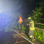 FW Königswinter: Ergiebige Regenfälle sorgen für Feuerwehreinsätze in Königswinter