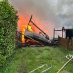 Feuerwehr Kalkar: Brand eines Wohnwagens
