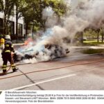 FW-M: Jaguar durch Feuer zerstört (Sendling-Westpark)