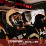 FW-LEV: Brand im Hochbunker Kreuzhof