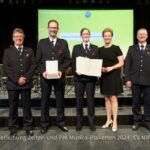 FW Rheurdt: Spielmannszug der Freiwilligen Feuerwehr Rheurdt mit der PRO MUSICA-Plakette ausgezeichnet