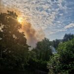 FW-MK: Gartenhaus fällt Flammen zum Opfer