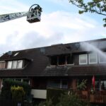 FFW Fredenbeck: Wohnungsbrand in Helmste / 150 Einsatzkräfte im Einsatz