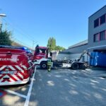 FW-BO: Brand im Müllraum eines Supermarktes in der Innenstadt