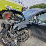 FW Hünxe: Verkehrsunfall zwischen Traktor und Pkw – Zwei Verletzte
