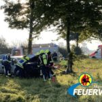 FW-MG: Unfall dreier Fahrzeuge auf der A 52