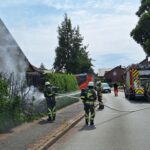 FW Bocholt: Heckenbrand