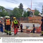FW-M: Bauarbeiter abgestürzt (Ramersdorf)