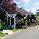 FW Flotwedel: LKW umgestürzt – Feuerwehren rücken zu Unfall mit alleinbeteiligtem LKW in Bröckel aus