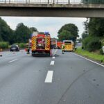 FW-MH: Verkehrsunfall auf der BAB A40 mit zwei Verletzten