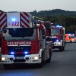 FW-MK: Gartenlaube im Vollbrand