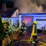 FW-DT: Doppelgarage in Vollbrand