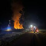 FW-ROW: Brand in Ostendorf: Feuerwehr verhindert Übergreifen auf weitere Gebäudeteile