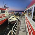 FW Konstanz: Brennendes Motorboot auf dem Bodensee