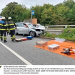 FW-M: Skoda rammt Fahrbahntrenner (Mittersendling)