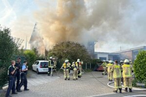 FF Goch: Zwei Verletzte nach Wohnungsbrand