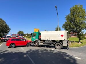 FW-Schermbeck: Unfall auf der Dorstener Straße