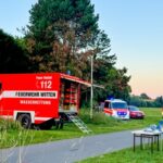 FW-BO: Schwimmer entdecken PKW in der Ruhr – Abendlicher Feuerwehreinsatz in Stiepel