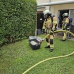 FW Menden: Brennender Gasgrill sorgt für Feuerwehreinsatz