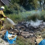 FW-OLL: Feuerwehr Wildeshausen löscht illegales Feuer in der Harpstedter Straße