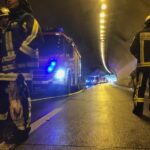 FW-BO: Verkehrsunfall im Tunnel auf der BAB 448