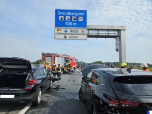 FW-ROW: Verkehrsunfall – MANV 7 auf der Autobahn – fordert Großaufgebot an Rettungsmitteln