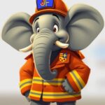 FW-OLL: Flo der Elefant – Das neue Maskottchen der Kreisjugendfeuerwehr