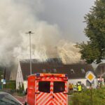 FW Kranenburg: Dachstuhlbrand an der Dorfstraße