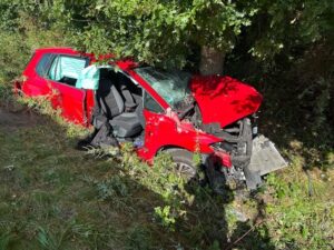 FW-OLL: Schwerer Verkehrsunfall auf der Wildeshauser Straße – Zwei Personen gerettet