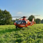 FW Hünxe: Kollision zwischen Motorrad und Traktor – Rettungshubschrauber im Einsatz