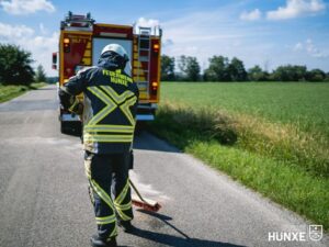 FW Hünxe: Zwei Verletzte nach Verkehrsunfall