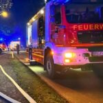 FW-ROW: Unwettereinsatz hält Feuerwehr in Atem: Blitzschlag und überschwemmte Straßen in Bremervörde