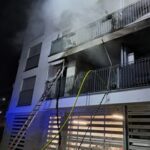 FW-M: Flammen auf dem Balkon (Aubing)