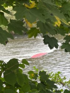 FW-PL: Kanufahrer gekentert. Person aus Lenne gerettet.