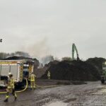 FW Lage: Erneuter Brand in einem Betrieb in Lage-Kachtenhausen.