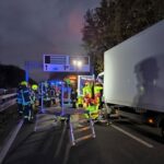 FW-OB: Verkehrsunfall auf der A3: Eine verletzte Person