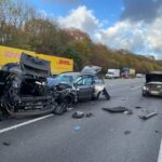 FW-OB: Verkehrsunfall auf der A3 – Feuerwehr befreit Fahrer aus Fahrzeug