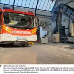 FW-M: Feuer in Papierpresse (Aubing)