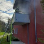 FW-M: Küche in Vollbrand (Harthof)