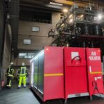 FW-BN: Brand einer Filteranlage in Produktionsstätte