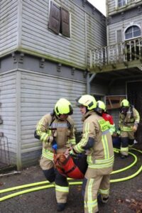 FW-BOT: Feuerwehr und Hilfsorganisationen üben Ernstfall in Feldhausen