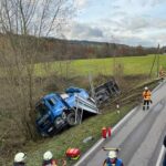 KFV Bodenseekreis: L204: Verkehrsunfall zwischen LKW und PKW – Fahrer eingeklemmt